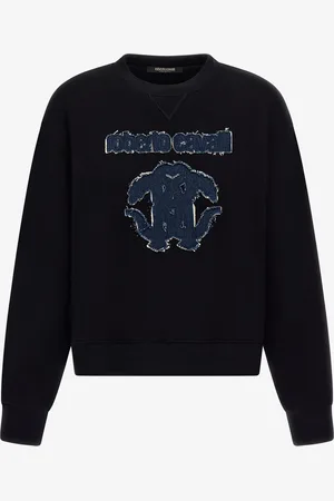 Roberto Cavalli Felpa con Logo Ricamato