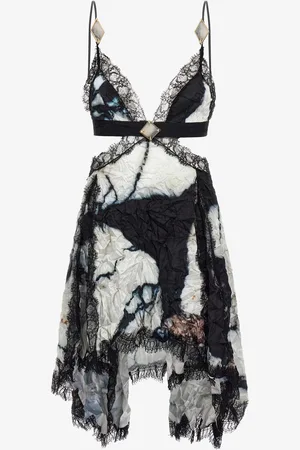 Roberto Cavalli Abito stampa Marble