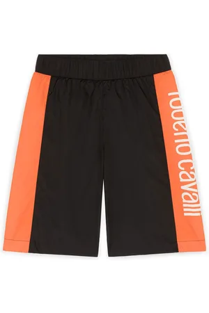 Roberto Cavalli Logo-Print Swim Shorts