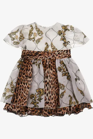 Roberto Cavalli Abito stampa Jaguar skin