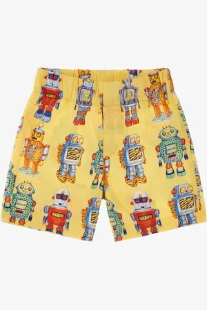 Roberto Cavalli Shorts con stampa Robot