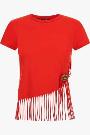 Roberto Cavalli T-shirt con frange