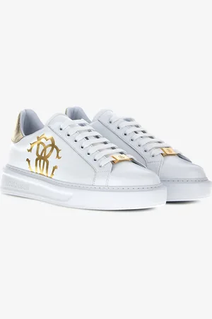 Roberto Cavalli Sneakers con Monogram Mirror Snake