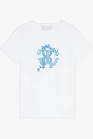 Roberto Cavalli T-shirt con Monogram RC