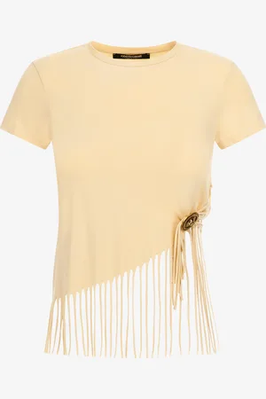 Roberto Cavalli T-shirt con frange