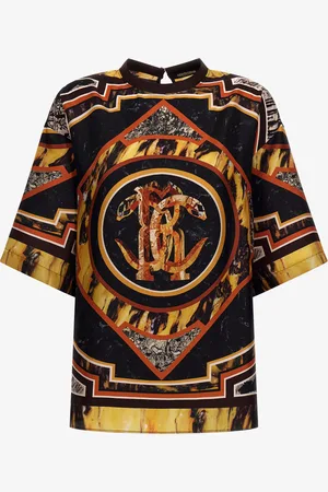 Roberto Cavalli T-shirt con stampa Marble