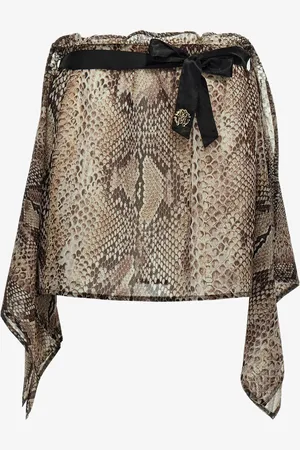 Roberto Cavalli Gonna stampa Serpente