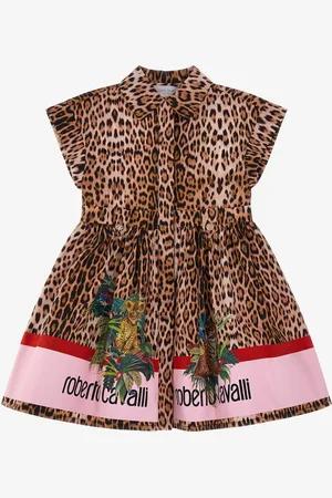 Roberto Cavalli Abito stampa Jaguar skin