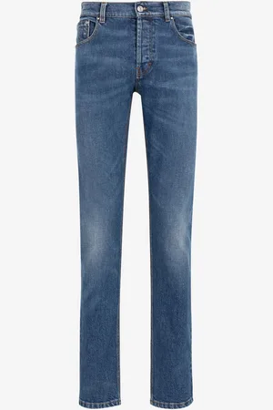 Roberto Cavalli Jeans slim con Monogram Mirror Snake