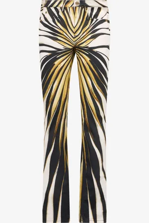 Roberto Cavalli Pantaloni Jeans Stampa Ray of Gold