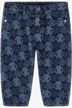 Roberto Cavalli Pantaloni in denim con Logo RC