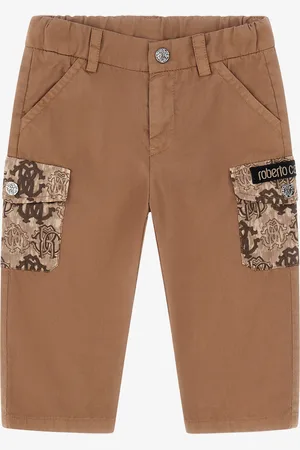 Roberto Cavalli Pantaloni cargo con Logo RC