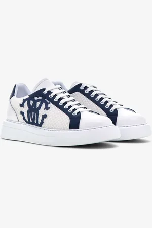 Roberto Cavalli Sneakers in pelle con logo