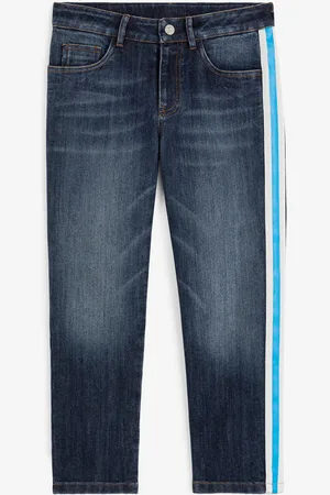Roberto Cavalli Jeans con banda laterale e Monogram RC