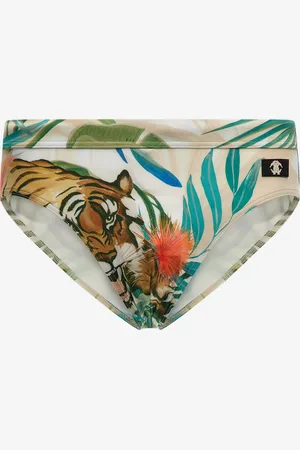 Roberto Cavalli Slip da bagno con stampa Jungle