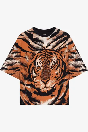 Roberto Cavalli T-shirt con stampa Tiger