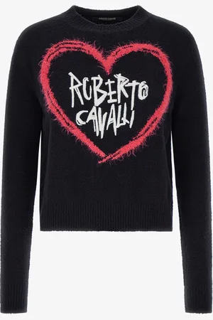 Roberto Cavalli Maglione Con Logo Cuore