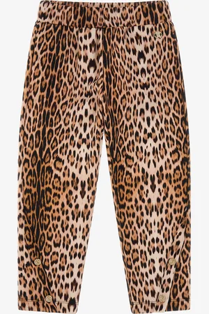 Roberto Cavalli Pantaloni stampa Jaguar Skin