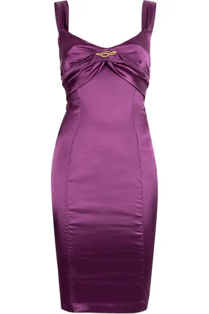Roberto Cavalli Snake-Embellished Bodycon Dress