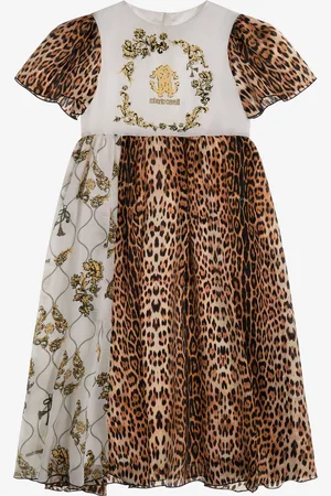 Roberto Cavalli Abito stampa Jaguar skin
