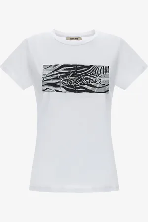 Roberto Cavalli T-shirt con Logo