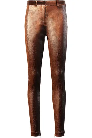 Roberto Cavalli Pantaloni elasticizzati in Lurex