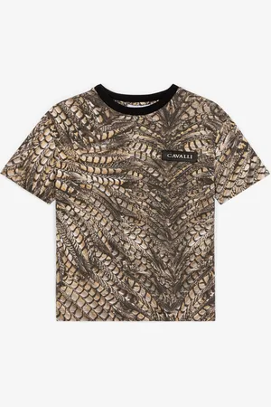 Roberto Cavalli T-shirt con stampa Falcon