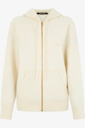 Roberto Cavalli Felpa in maglia con zip