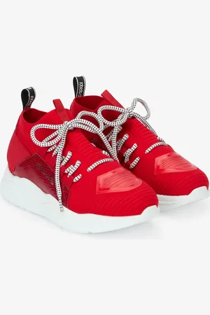 Roberto Cavalli Sneakers con inserti effetto serpente