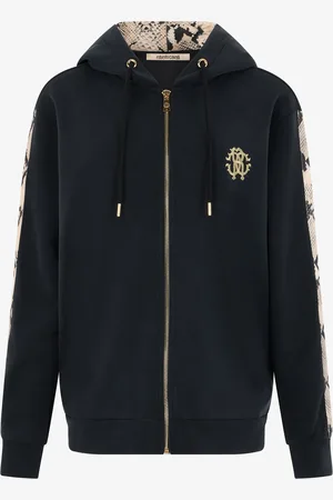 Roberto Cavalli Felpa con zip e cappuccio
