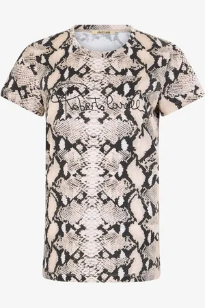 Roberto Cavalli T-shirt stampa pitone