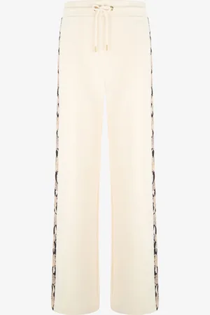 Roberto Cavalli Pantaloni con bande serpente