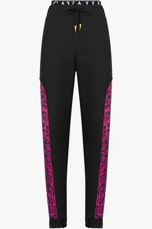 Roberto Cavalli Pantaloni sportivi con stampa Murena