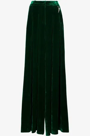 Roberto Cavalli Pantaloni palazzo in velluto