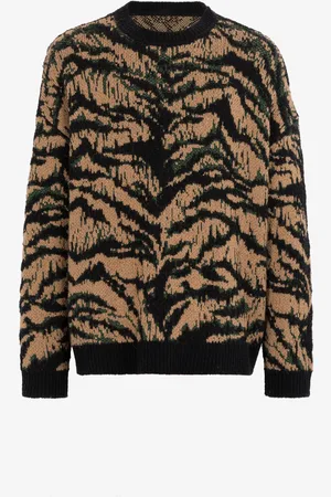 Roberto Cavalli Maglione jacquard con motivo Freedom