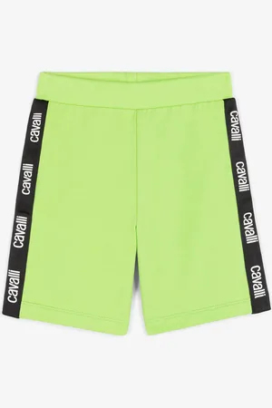 Roberto Cavalli Shorts sportivi con bande logate