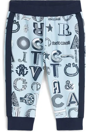 Roberto Cavalli Pantaloni sportivi con stampa Cavalli Mania