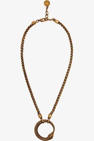 Roberto Cavalli Collana Con Ciondolo Serpente