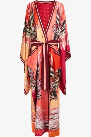 Roberto Cavalli Vestaglia in Seta Stampata