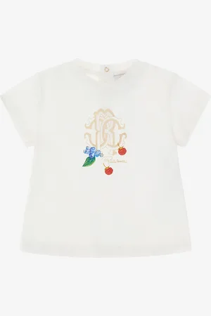 Roberto Cavalli T-shirt con Logo RC