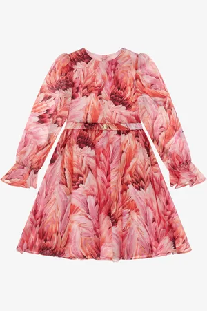 Roberto Cavalli Abito stampa Plumage