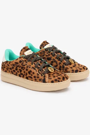 Roberto Cavalli Sneakers Con Stampa Jaguar Skin