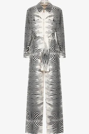 Roberto Cavalli Tuta Con Stampa Zebra