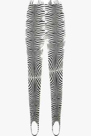 Roberto Cavalli Leggings Con Stampa Zebra