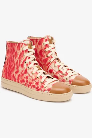 Roberto Cavalli Sneakers Alte Con Stampa Zebra