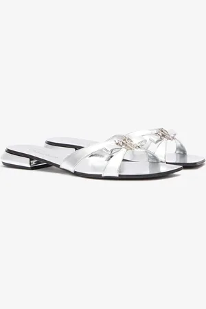 Roberto Cavalli Sandali Bassi Con Monogram Mirror Snake