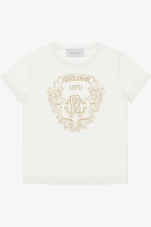 Roberto Cavalli T-shirt con Logo RC