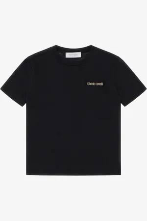 Roberto Cavalli T-Shirt Con Logo E Monogram RC