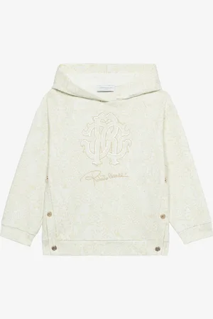 Roberto Cavalli Felpa Con Cappuccio Stampa Ghepardi