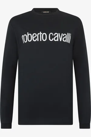 Roberto Cavalli T-Shirt Maniche Lunghe Con Logo